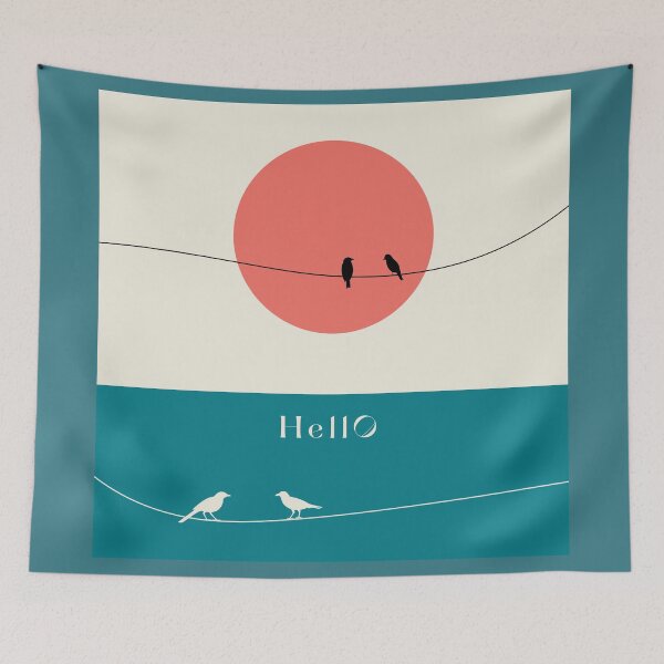 Item preview, Hello birds designed and sold by natural-neutral.