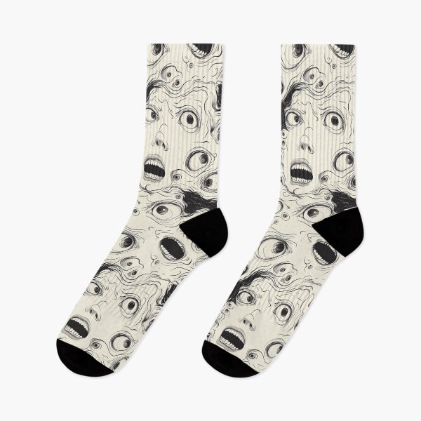 Item preview, Surreal Eyes & Screaming Mouths Pattern | Dark Gothic Horror Illustration designed and sold by weirdfishes123.