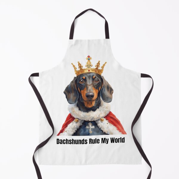 Item preview, A Dachshund Dog Dressed as a King - Dachshunds Rule My World designed and sold by Soulstar Designs.