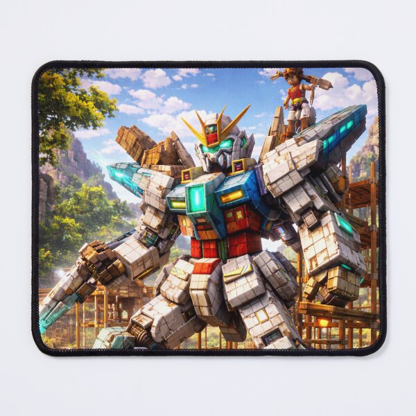 Item preview, I Built a GIANT Mobile Suit Gundam in Minecraft! designed and sold by MangaVersePrint.