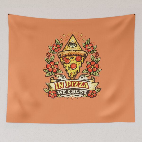 Item preview, In Pizza we Crust designed and sold by FrictionMaxxing.