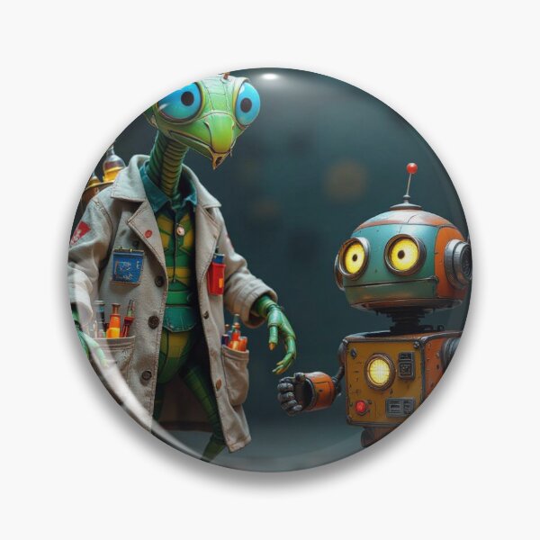 Item preview, Dr. Mantis & Rusty — The Galactic Lab Partners designed and sold by SonderVoid.