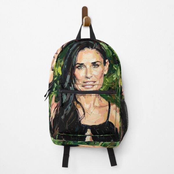 Item preview, Hollywood Radiance – Demi Moore Expressive Oil Portrait designed and sold by Art's Diner.