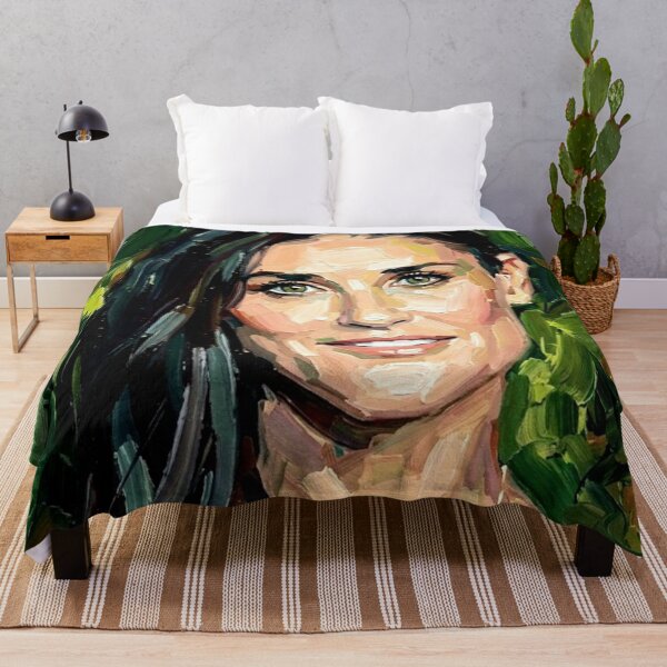 Item preview, Hollywood Radiance – Demi Moore Expressive Oil Portrait designed and sold by Art's Diner.
