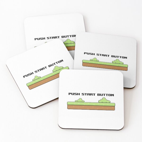 Item preview, PUSH START BUTTON designed and sold by MemeWeb.