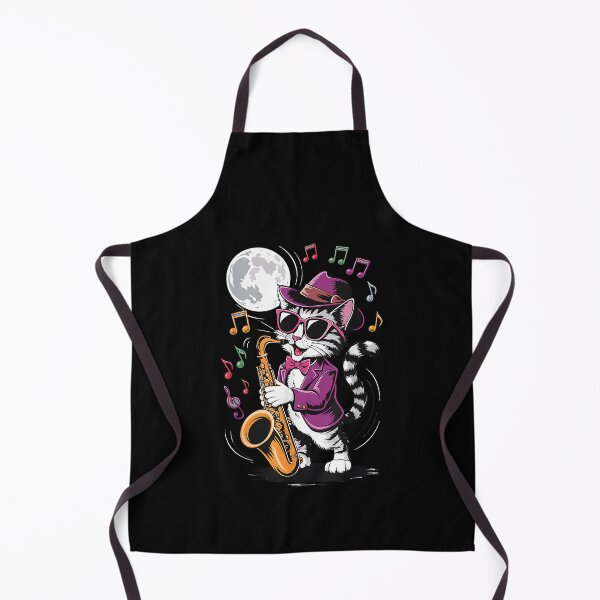 Item preview, Cat Playing Saxophone designed and sold by Goleon12.