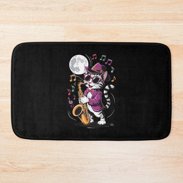 Item preview, Cat Playing Saxophone designed and sold by Goleon12.