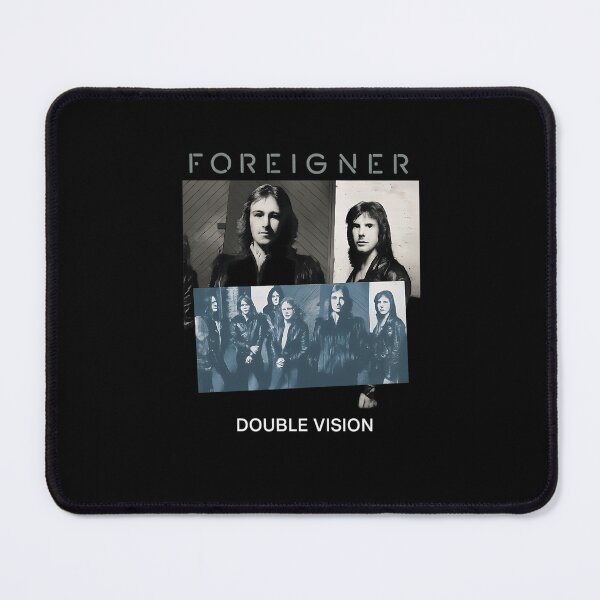 Item preview, Foreigner Double Vision Blue Panel Collage designed and sold by RocketBuster.