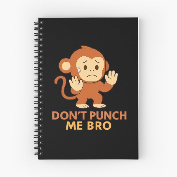 Item preview, Don’t Punch Me Bro Cute Monkey Humor designed and sold by PunchDrop.