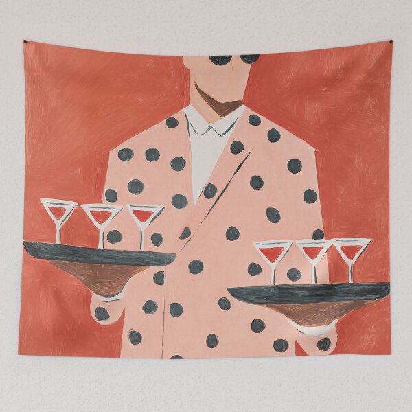 Item preview, Pink Polka Dot Bartender’s Secret Cocktail Hour designed and sold by Venon28.