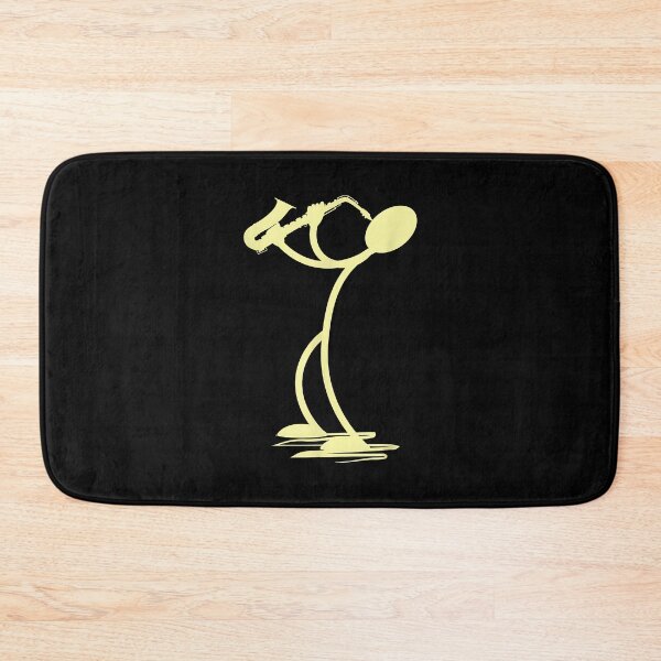 Item preview, Sax Man Jazz Music Saxophone Player Cartoon Musician designed and sold by Goleon12.