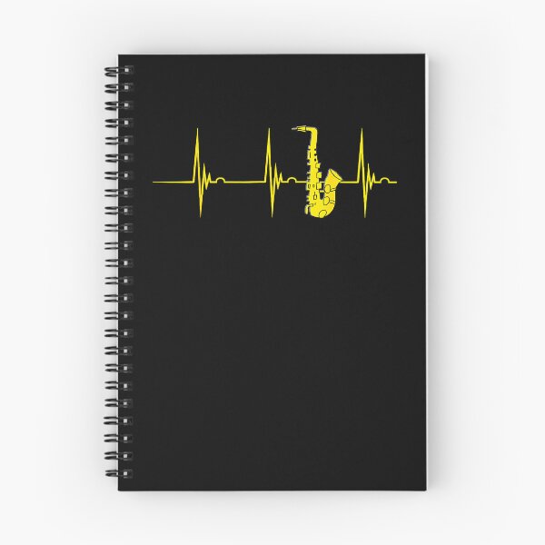 Item preview, Saxophone Heartbeat Alto Sax EKG Pulseline Jazz Band designed and sold by Goleon12.