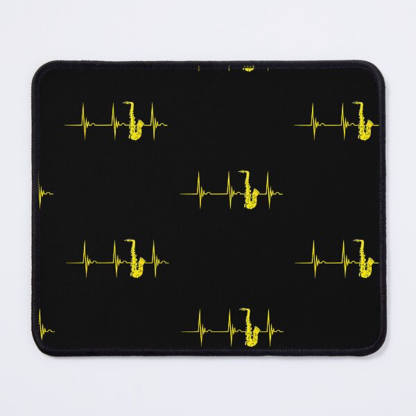Item preview, Saxophone Heartbeat Alto Sax EKG Pulseline Jazz Band designed and sold by Goleon12.