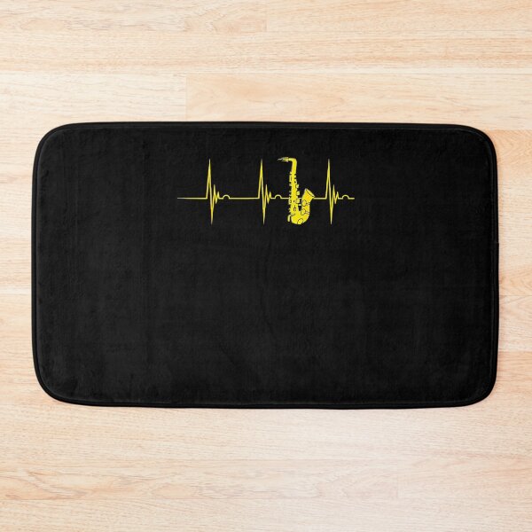 Item preview, Saxophone Heartbeat Alto Sax EKG Pulseline Jazz Band designed and sold by Goleon12.