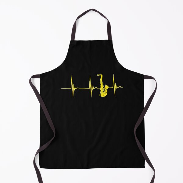 Item preview, Saxophone Heartbeat Alto Sax EKG Pulseline Jazz Band designed and sold by Goleon12.