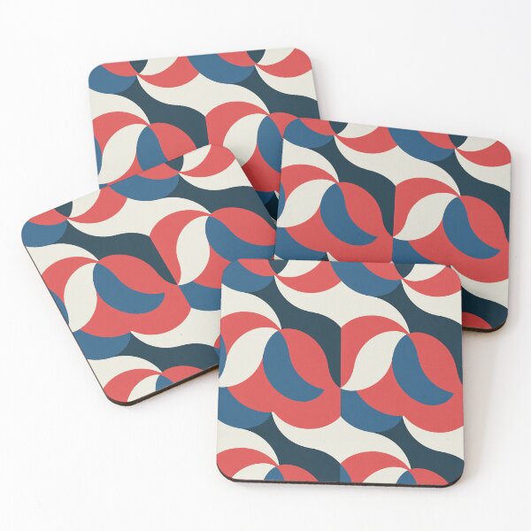 Item preview, Modern Patriotic Red White Blue Arcs designed and sold by OldGloryForge.