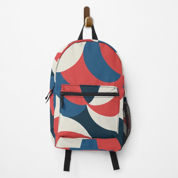 Item preview, Modern Patriotic Red White Blue Arcs designed and sold by OldGloryForge.
