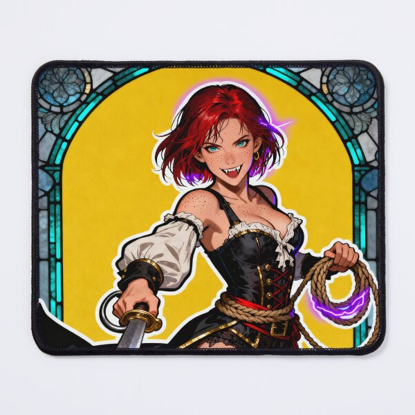 Item preview, Sexy anime pirate siren saint saint of sin sea witch privateer queen designed and sold by DarkMedieval.