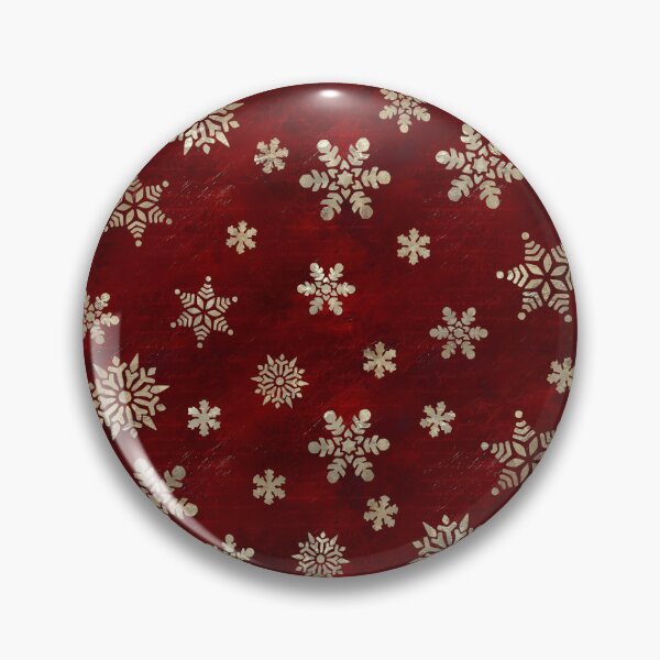 Item preview, Red Snowflake Nutcracker Christmas Trees Pattern designed and sold by LouieVanille.
