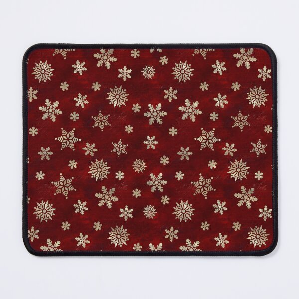 Item preview, Red Snowflake Nutcracker Christmas Trees Pattern designed and sold by LouieVanille.