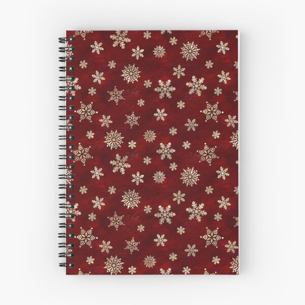 Item preview, Red Snowflake Nutcracker Christmas Trees Pattern designed and sold by LouieVanille.