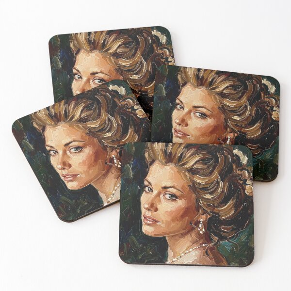 Item preview, Timeless Grace – Jane Seymour Expressive Oil Portrait designed and sold by Art's Diner.