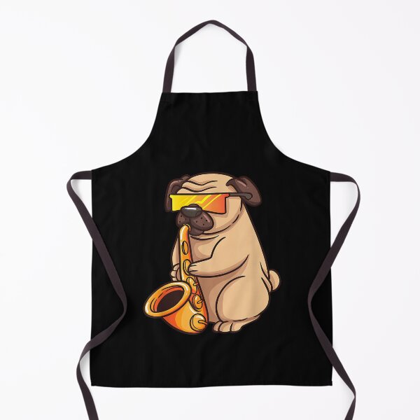 Item preview, Saxophone Player Pug Jazz Band Music and Dog Lovers Gift designed and sold by Goleon12.