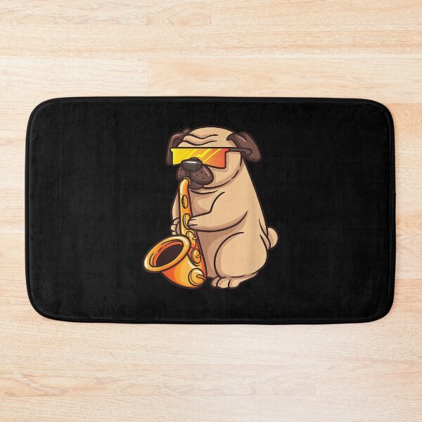 Item preview, Saxophone Player Pug Jazz Band Music and Dog Lovers Gift designed and sold by Goleon12.
