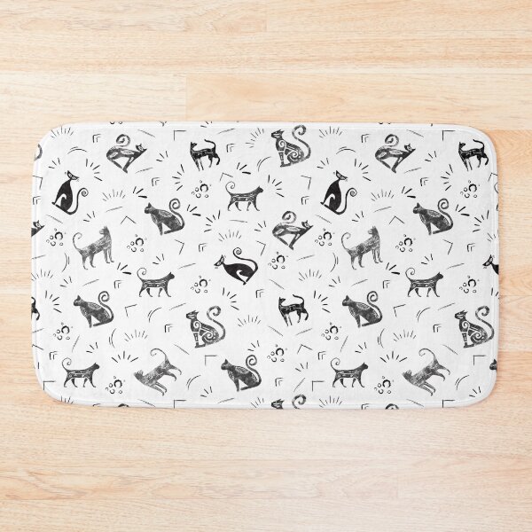 Item preview, Cave Art Cats on White designed and sold by KSimpson838.