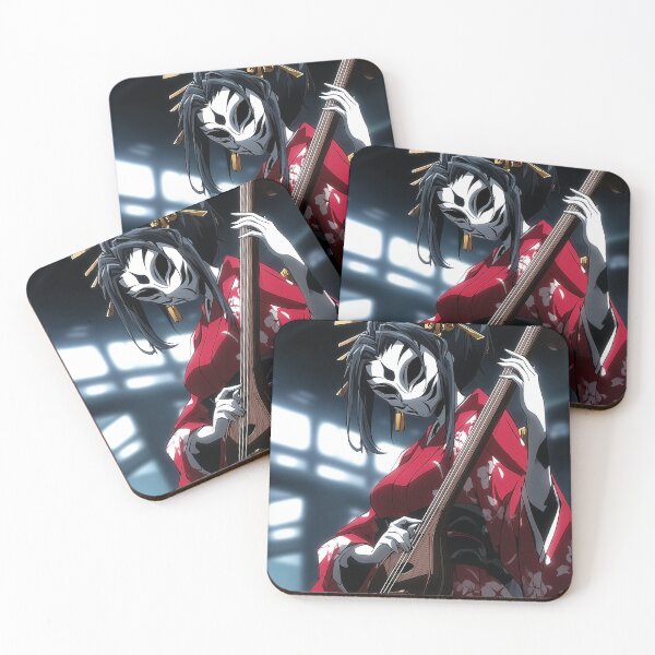 Item preview, Masked Geisha with Shamisen Design designed and sold by drizzd.