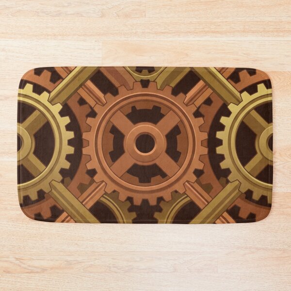 Item preview, Intricate Industrial Bronze and Gold Steampunk Gears designed and sold by DGtaLrtcom.