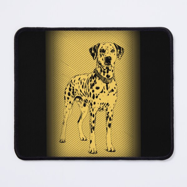 Item preview, Dalmatian Golden Vintage Portrait designed and sold by RPrintPulse.