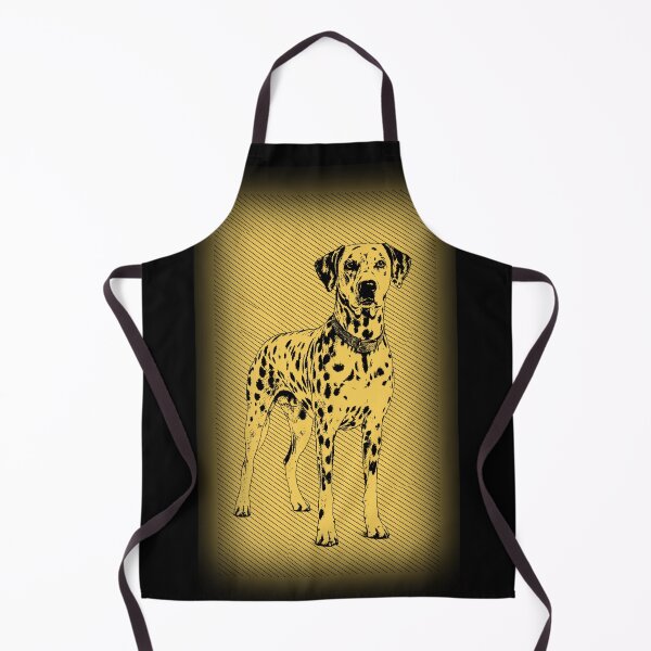 Item preview, Dalmatian Golden Vintage Portrait designed and sold by RPrintPulse.
