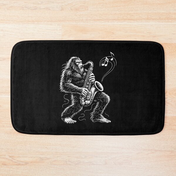 Item preview, Bigfoot Playing Saxophone designed and sold by Goleon12.