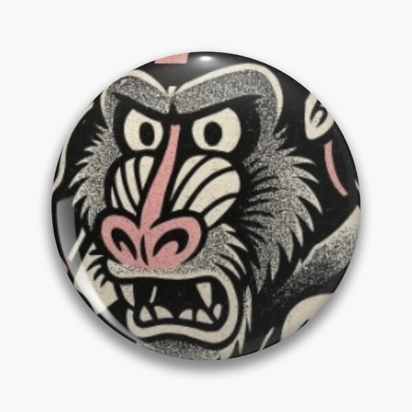 Item preview, “SLED‑RAGE BABOON — The Frost‑Fanged Maniac Who Just Discovered Extreme Winter Chaos” designed and sold by Print Fiction.