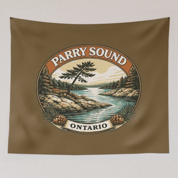 Item preview, Parry Sound Shoreline designed and sold by HistoryRepeats.