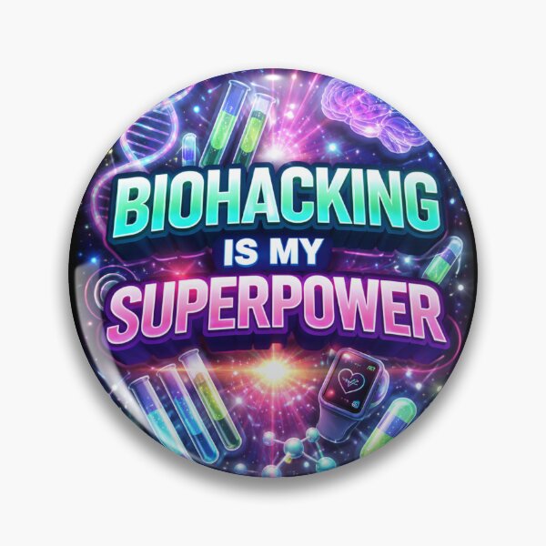Item preview, biohacking is my superpower designed and sold by SMadejArt.