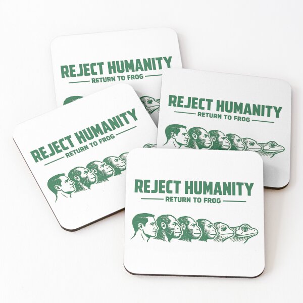Item preview, "REJECT HUMANITY RETURN TO FROG designed and sold by kittyonmyofoot.