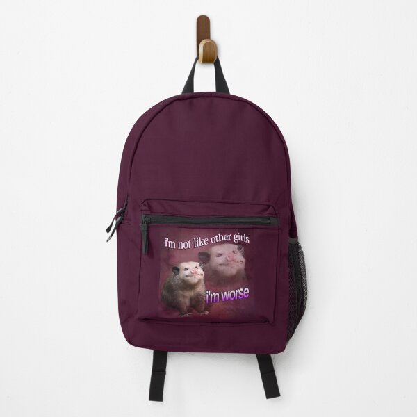 Item preview, I'm not like other girls, I'm worse possum word art designed and sold by snazzyseagull.