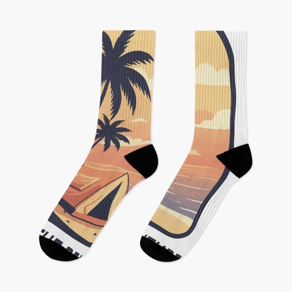 Item preview, Day at the Beach Adventure T-Shirt – Tropical Sunset Camping Palm Trees Summer Vacation Graphic designed and sold by Design-Pro-21.