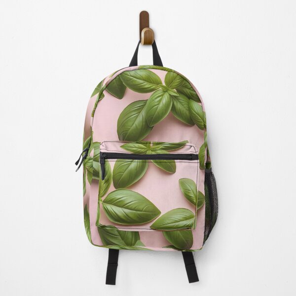 Item preview, Fresh Green Basil Leaves Pattern – Kitchen & Garden Aesthetic designed and sold by PawsyVibe.