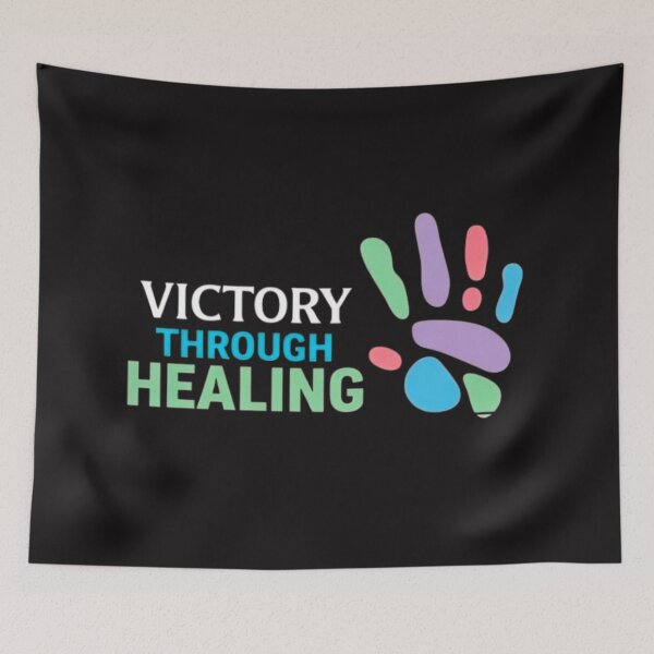 Item preview, Victory through Healing designed and sold by Jason Ridgeway.