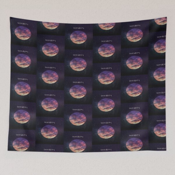 Item preview, Cosmic Serendipity Starry Moon Scene designed and sold by NivyasArtistry.