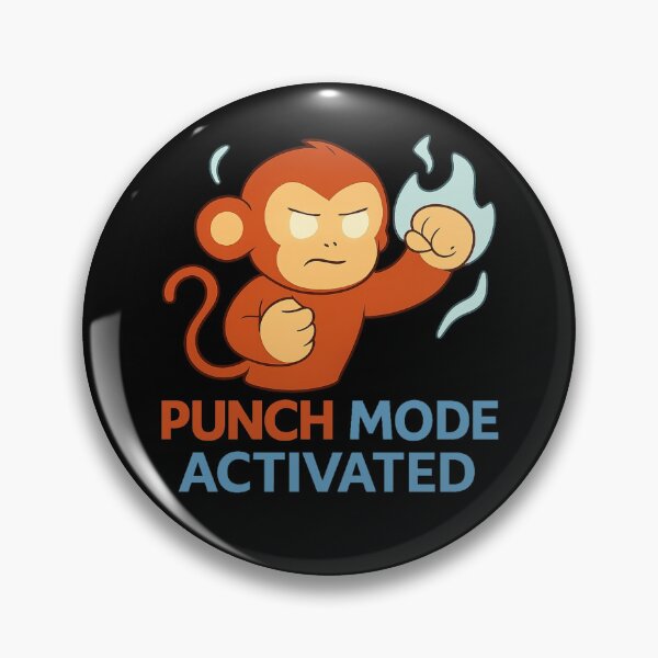 Item preview, Punch Mode Activated Motivational Monkey designed and sold by PunchDrop.