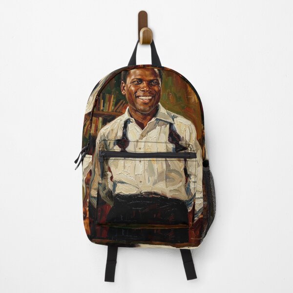 Item preview, Hollywood Trailblazer – Sidney Poitier Expressive Oil Portrait designed and sold by Art's Diner.