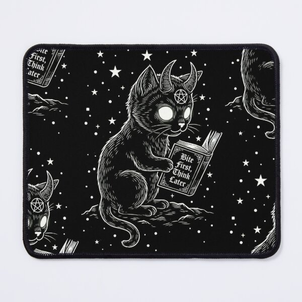 Item preview, Bite First, Think Later - Little Kitten designed and sold by DarkCatStudio.