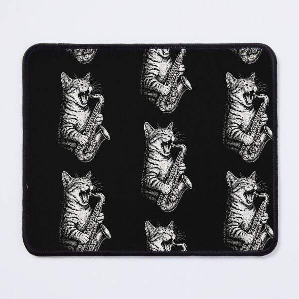 Item preview, Cat Playing Saxophone designed and sold by Goleon12.