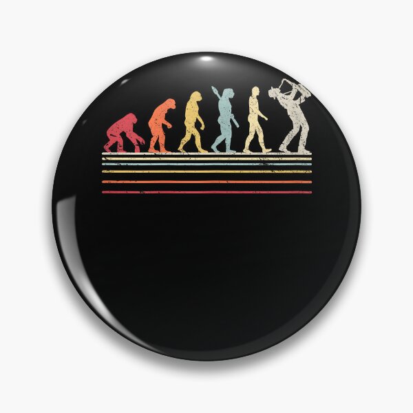 Item preview, Funny Saxophone . Retro Vintage Evolution of Man designed and sold by Goleon12.