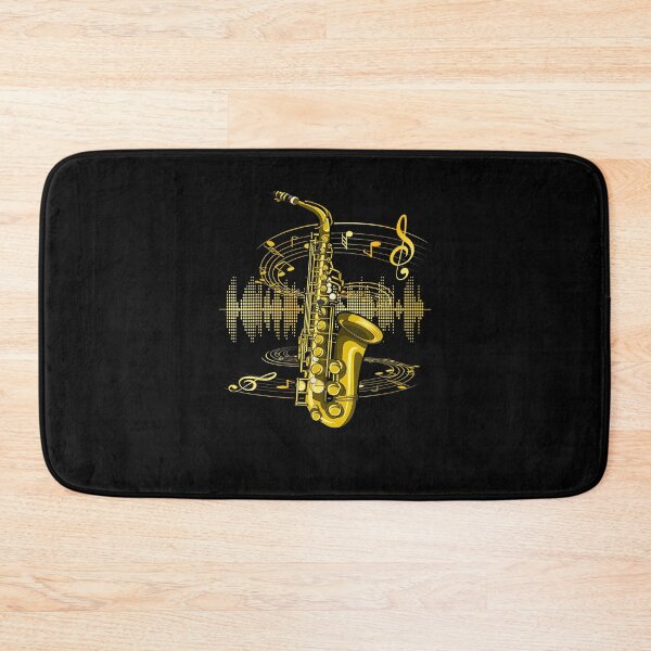 Item preview, Music Sheet Saxophonist Clef Jazz Musician Saxophone designed and sold by Goleon12.