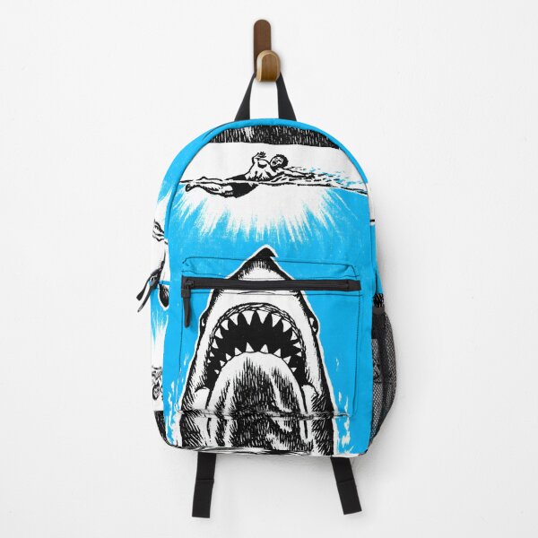 Item preview, Great White Shark attack swimer on the ocean designed and sold by pixeldizajn.